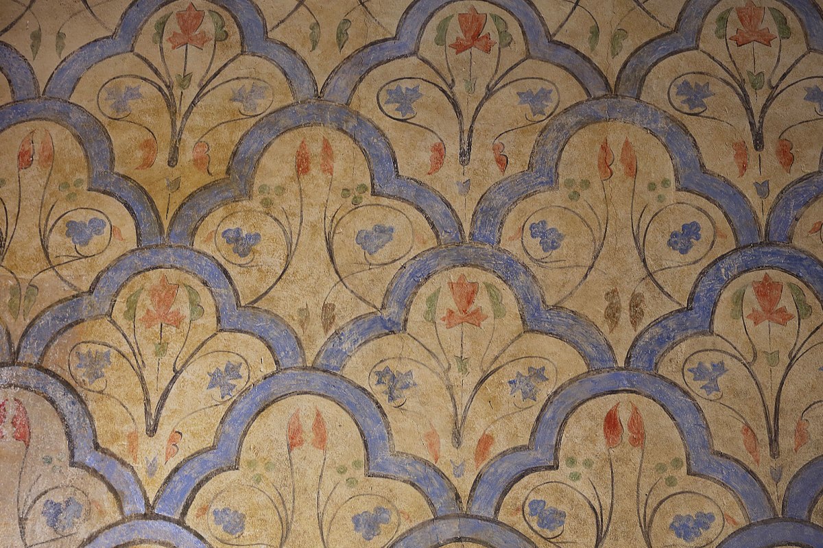 Décor d'enluminure et de calligraphie reproduit à l'infini ©Serge Briez